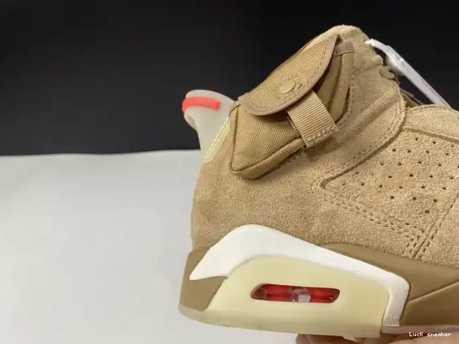 Rep LUCY 6 British Retro Travis DH0690-200 Khaki Air Jordan Scott 0324